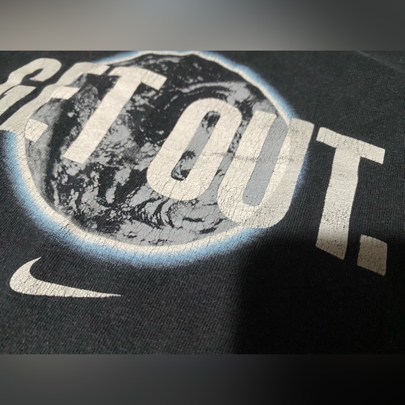 Vintage NIKE Long Sleeve T-Shirt Size Large, “Get Out” in the world & live life! - Picture 4 of 8